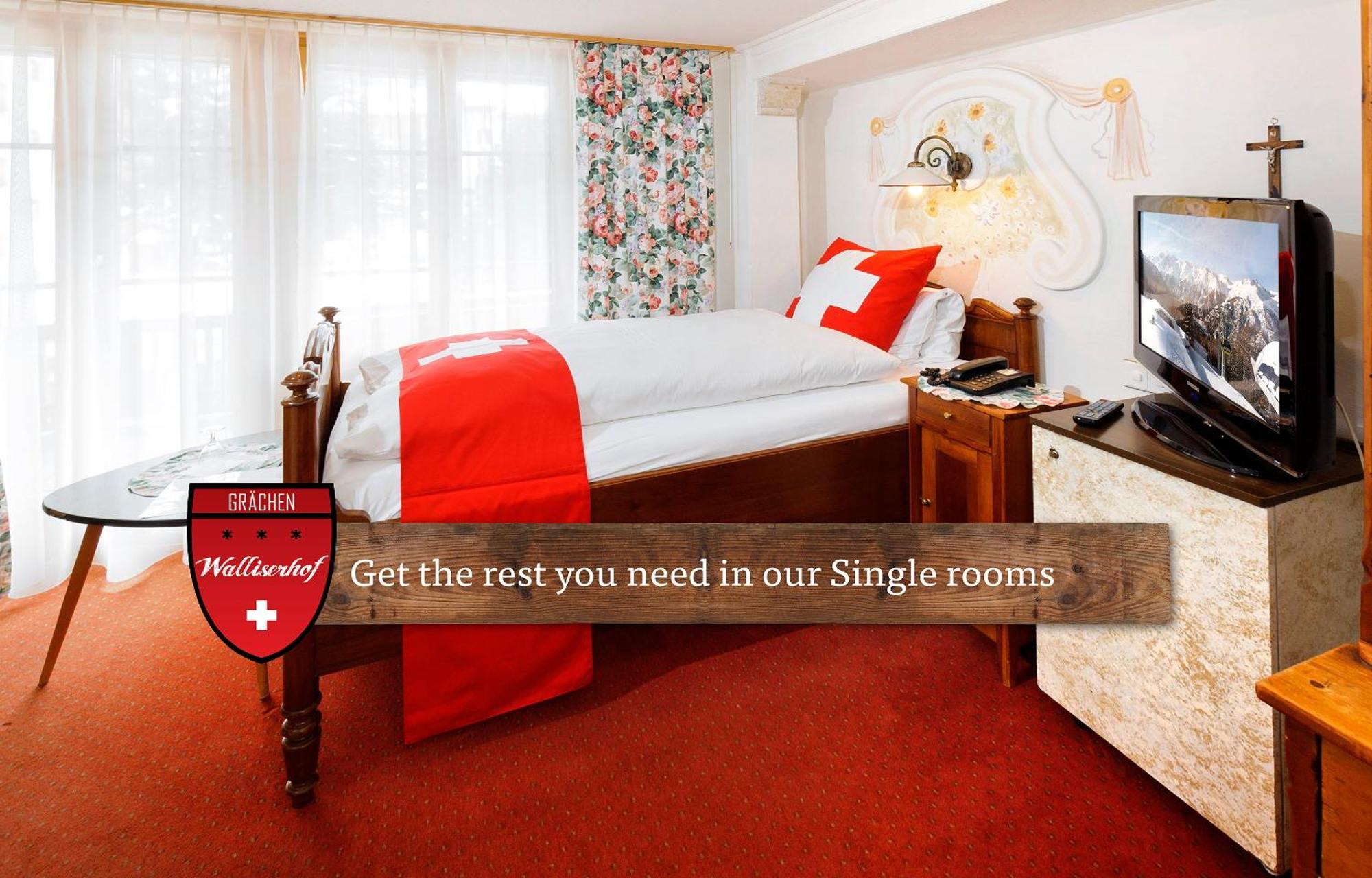 Hotel Walliserhof - The Dom Collection Grächen Quarto foto